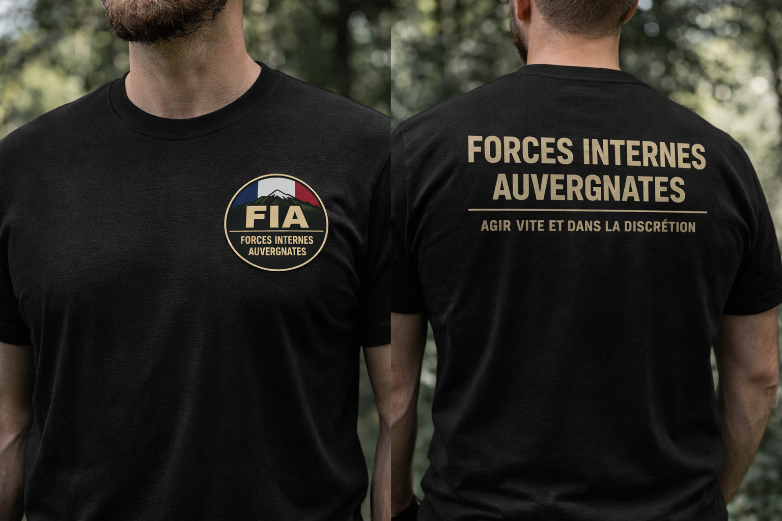 T-shirt réglementaire Forces Internes Auvergnates