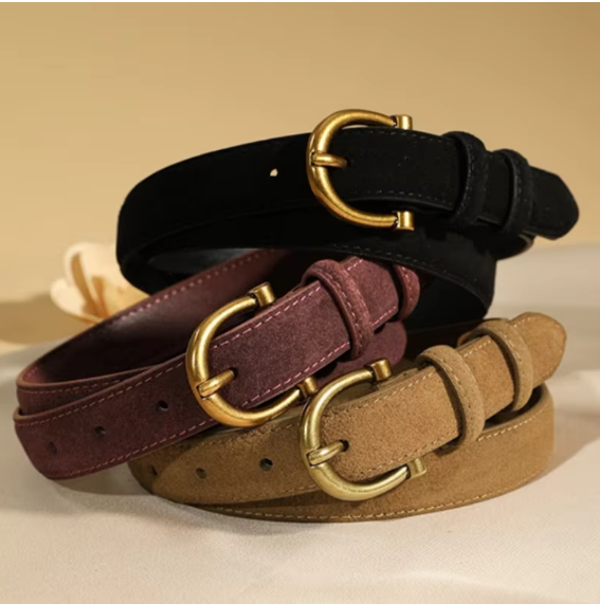 Luxury Suede Belt $30