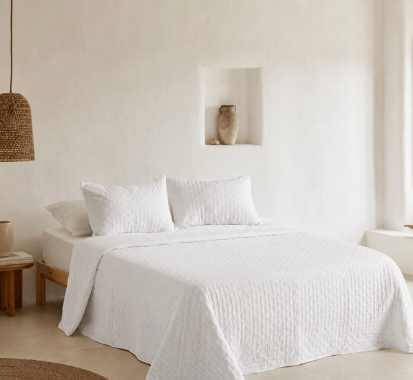 Nara Plain Quilted Bedspread Soft Touch $65