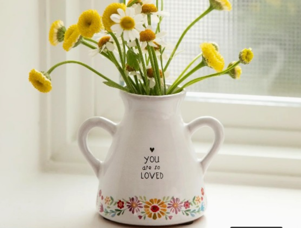 Artisan Bud Vase You Are So Loved $30