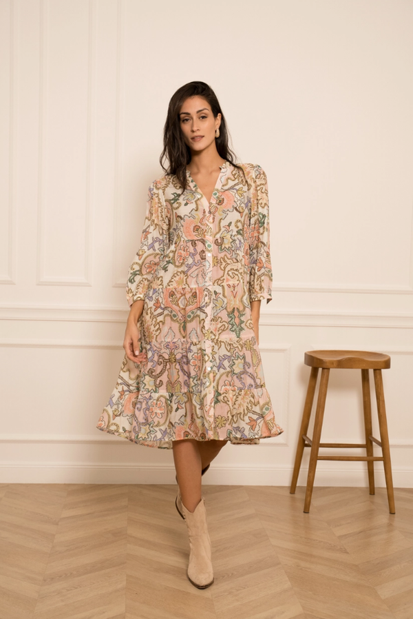 Bella Midi Shirt Dress $140