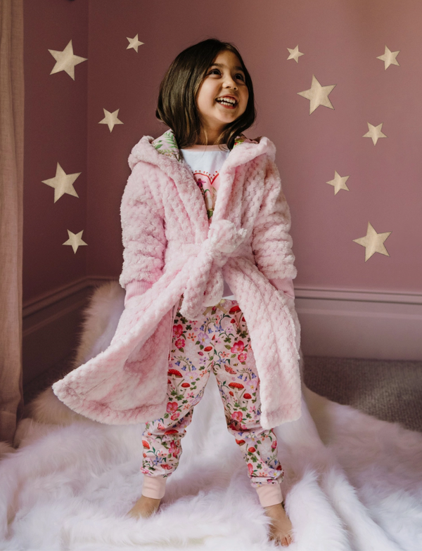 The Snuggly Robe in Pink $64.95