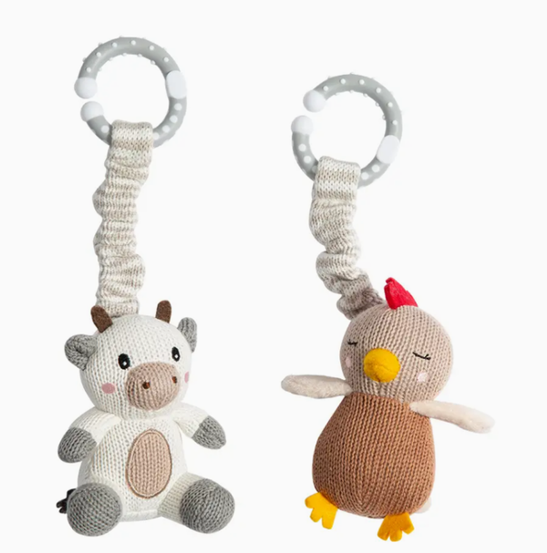 2pk Stroller Toy - Cow & Chicken $34.99