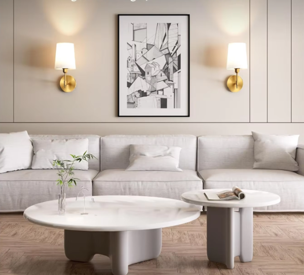 Battery Operated Wall Sconce Dimmable Wall Light Set of 2 $75