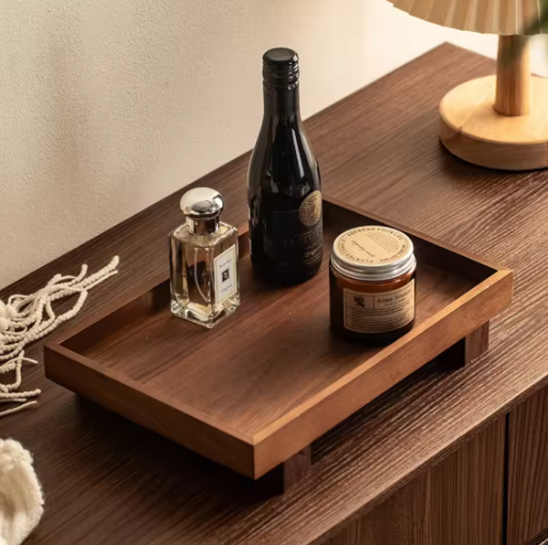 Japanese Style Wooden Tray $60