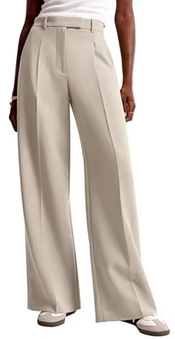Wideleg work pant