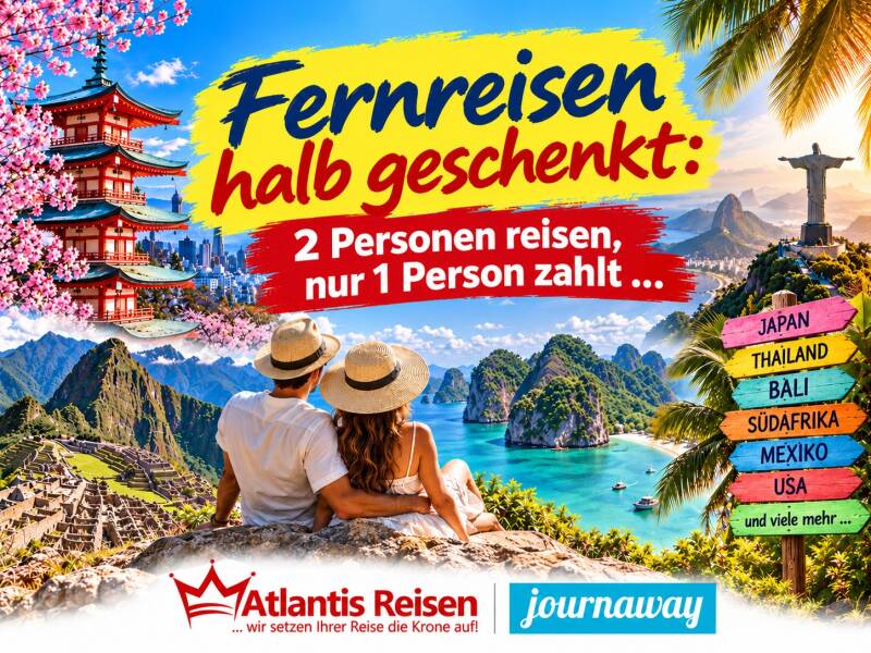 Journaway 2=1 Fernreisen | www.journaway-online.de