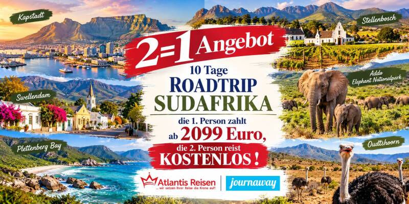 Journaway 2=1 Südafrika | www.journaway-online.de