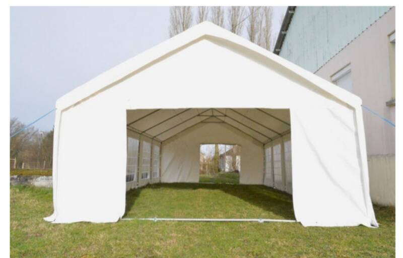 sortie de secours chapiteau montable avec cadre de renfort pro abrivit france