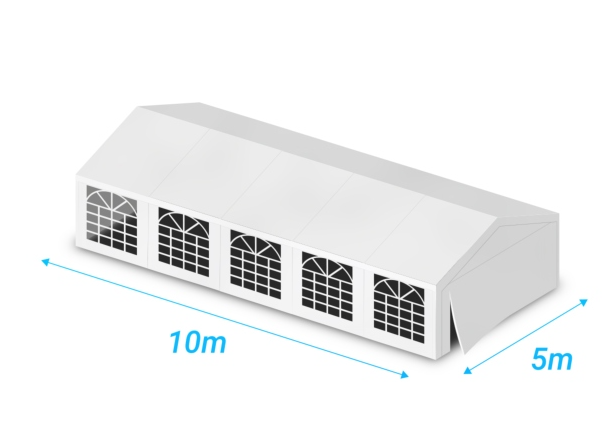 tente de reception 5X10 montable barnum france abrivit