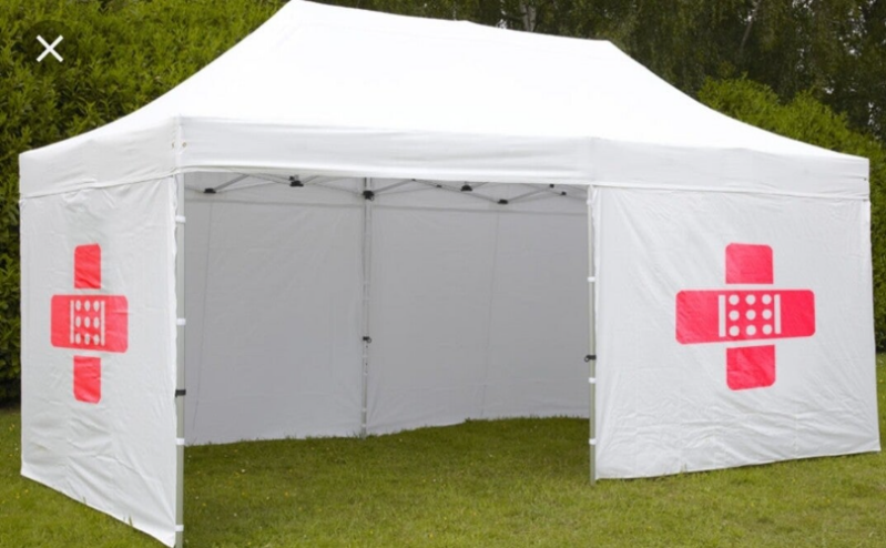 poste de secour avec impression barnum abrivit 3X6