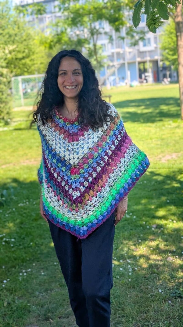 Poncho "Wildflowers"