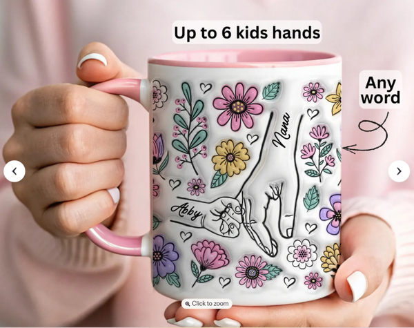 Custom Kids Hand mug