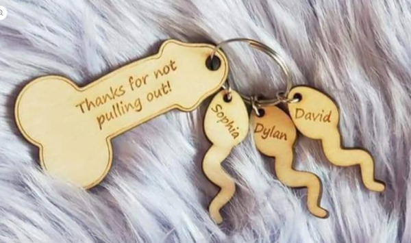 Thanks For Not Pulling Out” Keychain
