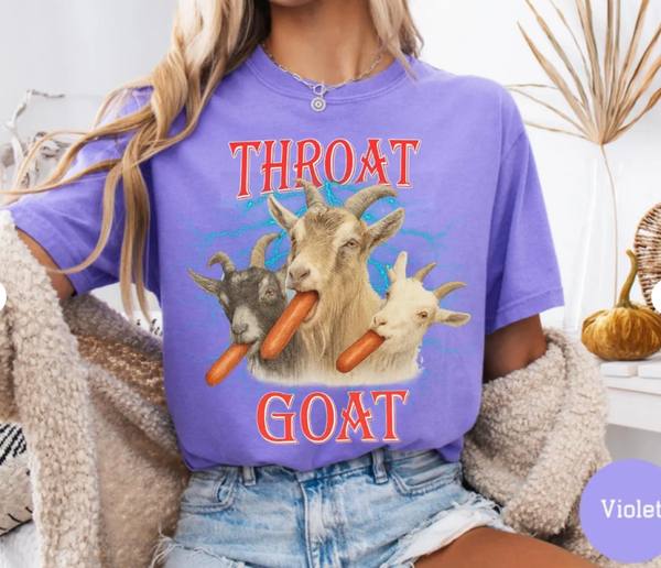 “Throat Goat” Graphic Tee