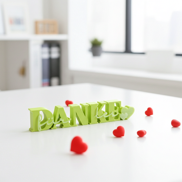 Danke für alles -Accessoire aus PLA – 3D-gedruckt