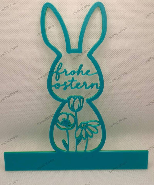 Oster Hase für ein Klötzchen