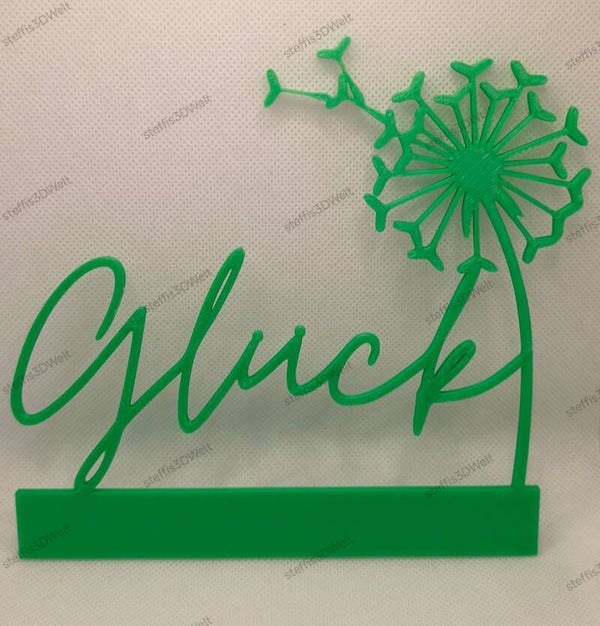 Glücks Deko für ein Klötzchen