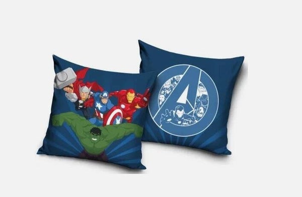 Marvel Avengers (Rächer) Samt Kissenbezug – 40x40 cm