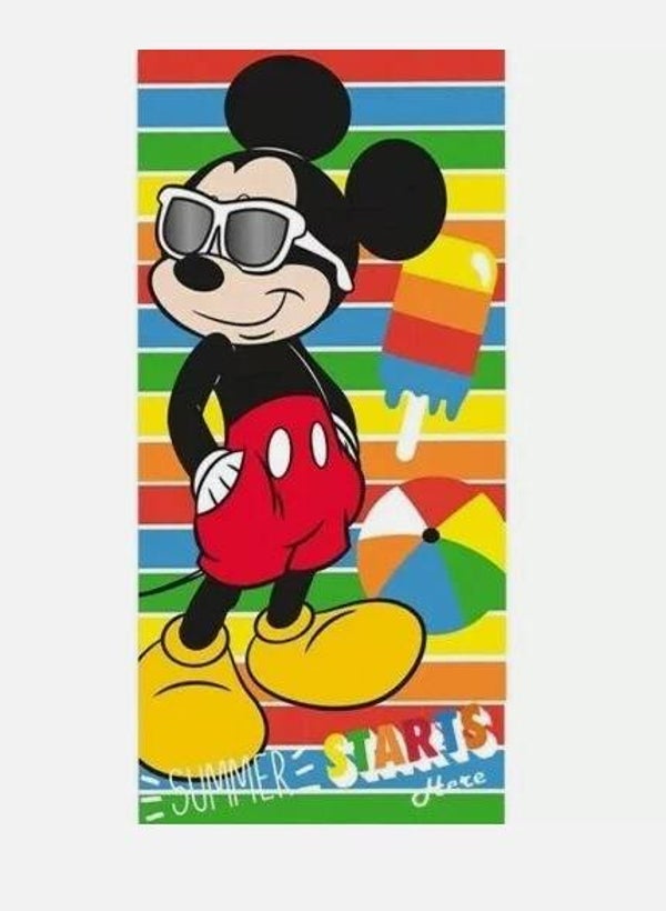 Disney Mickey Summer Badetuch – Strandtuch 70 × 140 cm