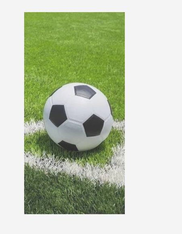 Fußball Corner Badetuch – Strandtuch 70 × 140 cm