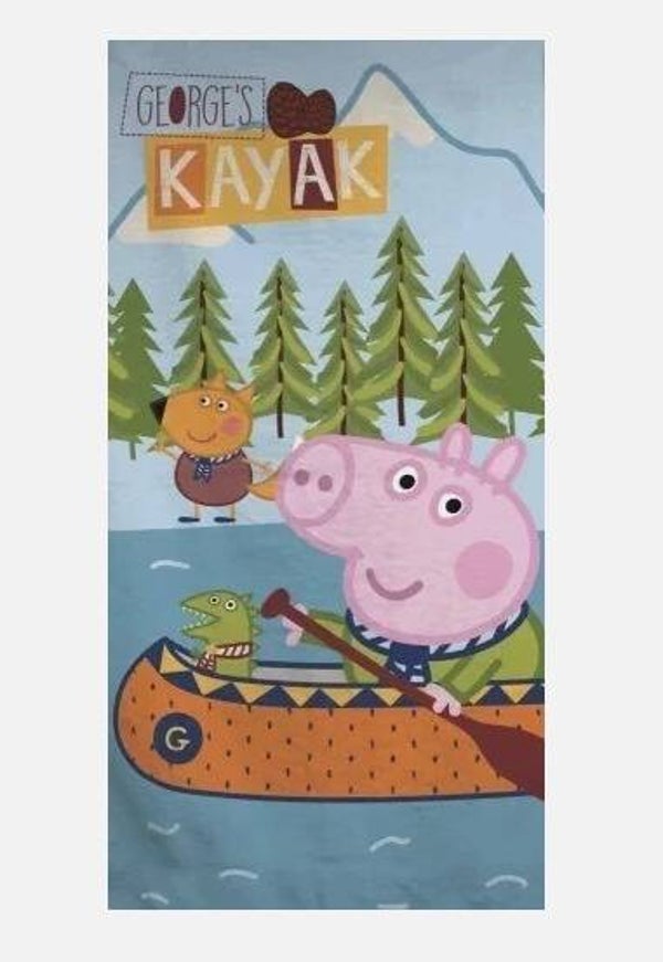 Peppa Wutz Kayak Badetuch – Strandtuch 70 x 140 cm