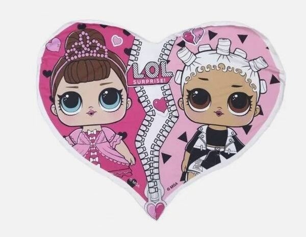 LOL Surprise! Form-Badetuch – Strandtuch 115 x 90 cm, Schnell trocknend