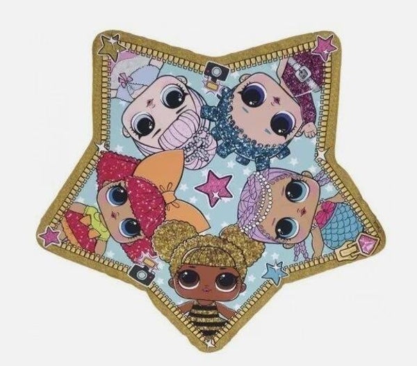 LOL Surprise! geformtes Badetuch – Strandtuch 115×110 cm, Schnell trocknend