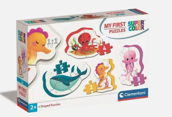 Ocean – Clementoni Baby-Formenpuzzle (2, 3, 4, 5 Teile)