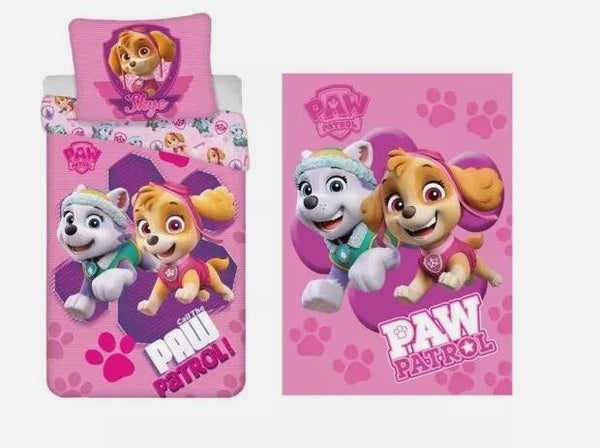 Paw Patrol Call Kinderbettwäsche- & Fleecedecken-Set