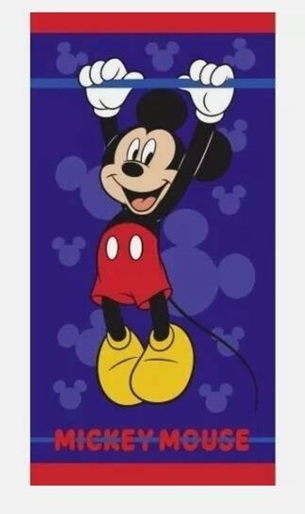 Disney Mickey Force Badetuch – Strandtuch 70x140 cm, Schnelltrocknend