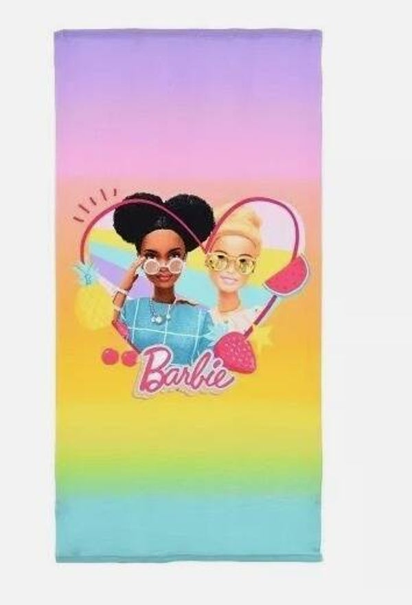 Barbie Badehandtuch – Strandtuch 70x140 cm, Schnelltrocknend