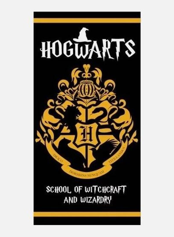 Harry Potter Hogwarts Badetuch – Strandtuch 70x140 cm, Schnelltrocknend