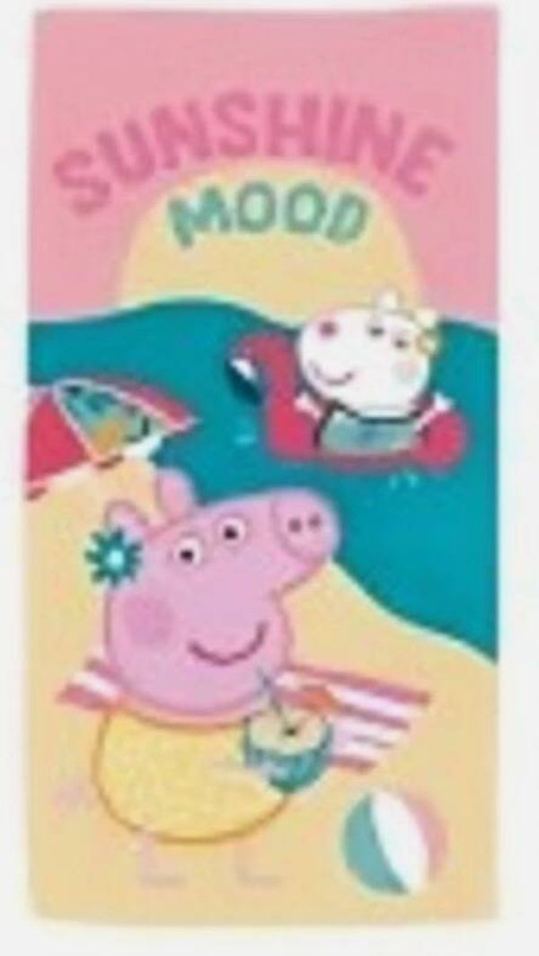 Peppa Pig Badehandtuch – Strandtuch 140 x 70 cm