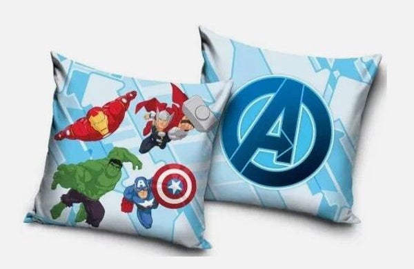 Marvel Avengers Kissenbezug – Velours, 40x40 cm