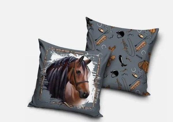 Pferde Kissenbezug – 40x40 cm