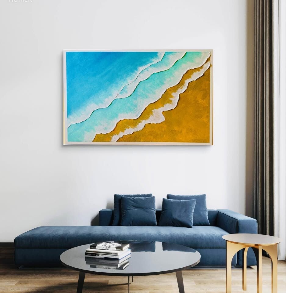 Original Textured Ocean Art