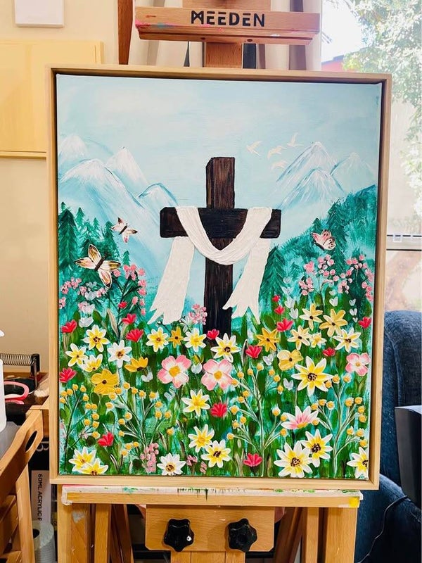 “He is Risen”  40x50cm