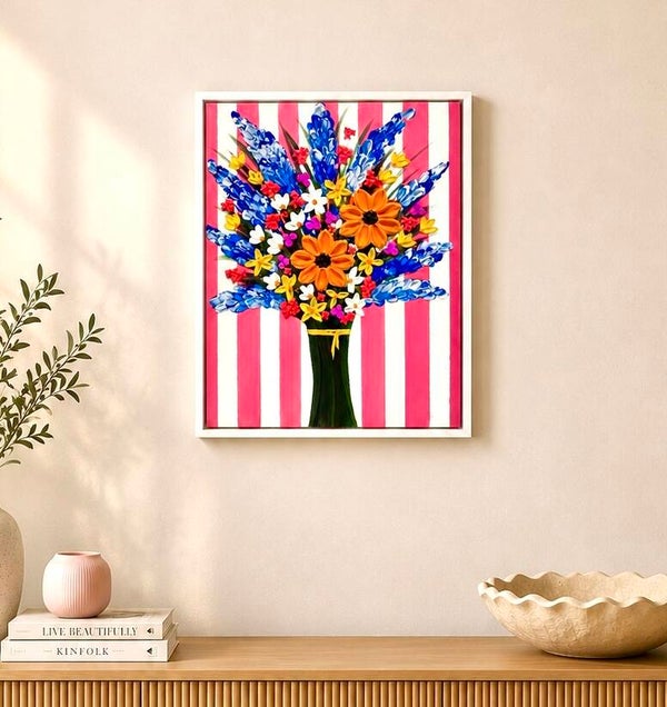 Golden Hour Bouquet 40x30cm Framed