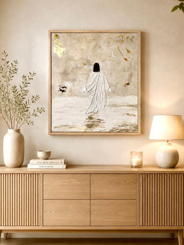 Peace Be Still 50x60cm Framed