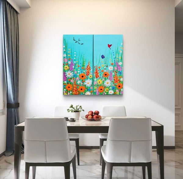 Where Wildflowers Dance 31x61cm