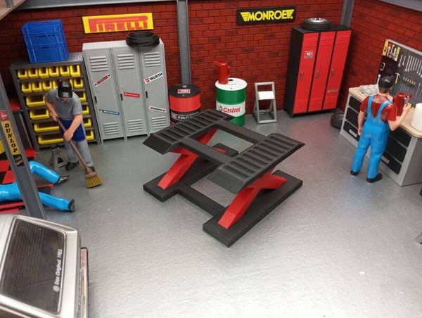 Pont ciseaux pour diorama 1/18.