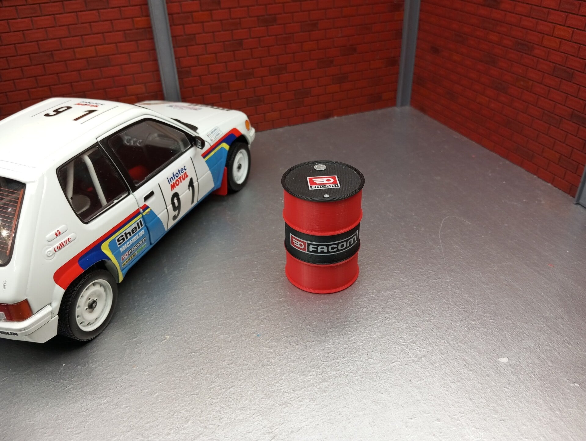Fut pour diorama 1/18 .