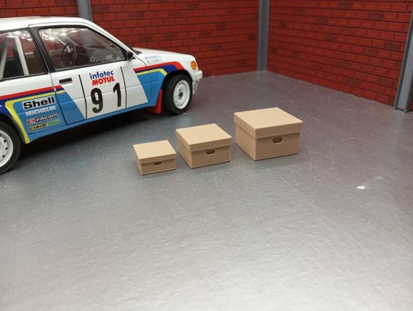Caisse pour diorama 1/18.