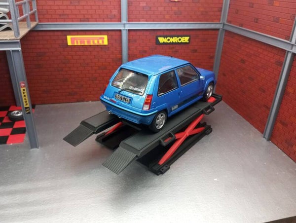 Pont ciseaux pour diorama 1/18 .