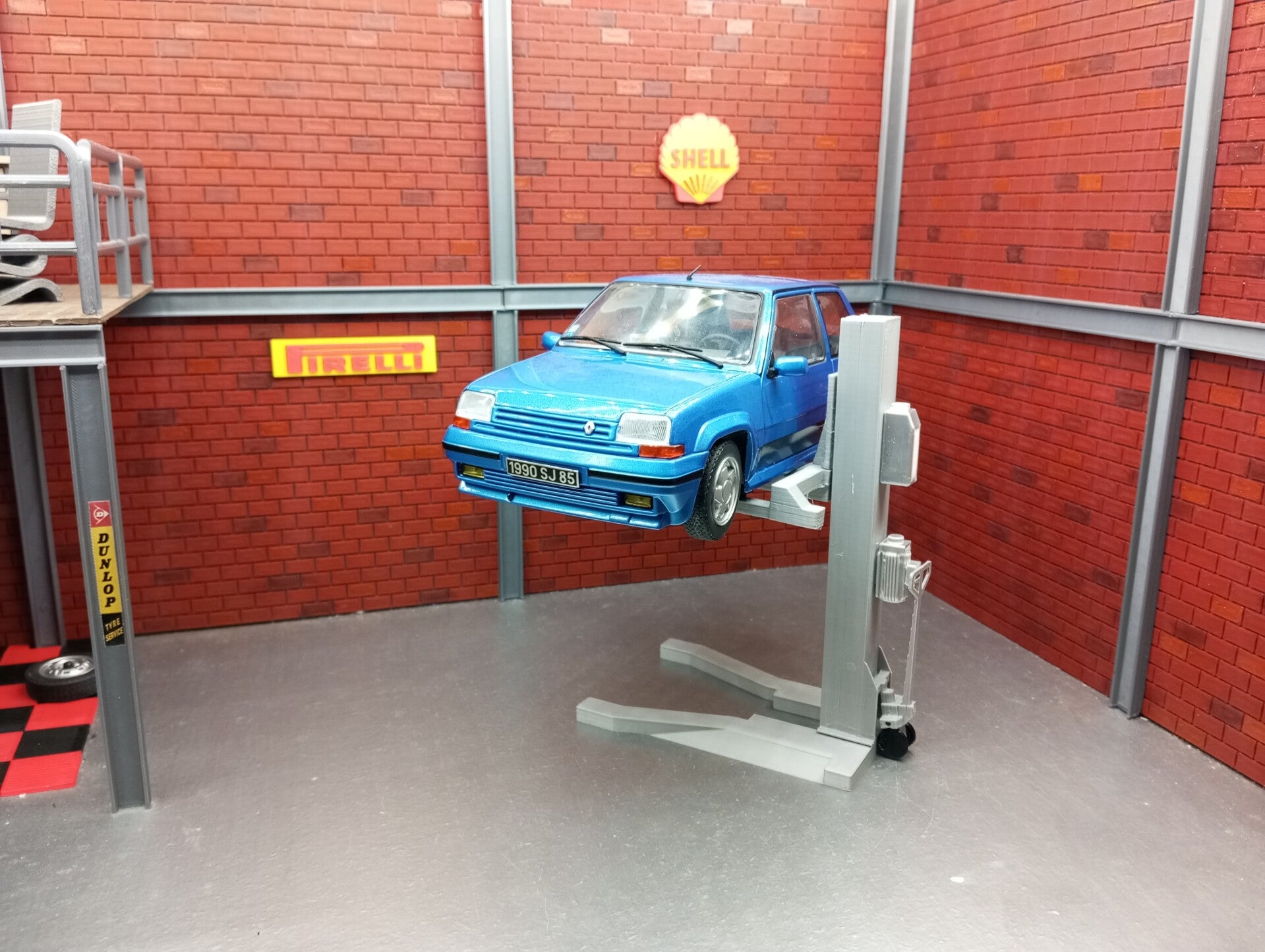 Pont mobile pour diorama 1/18 .