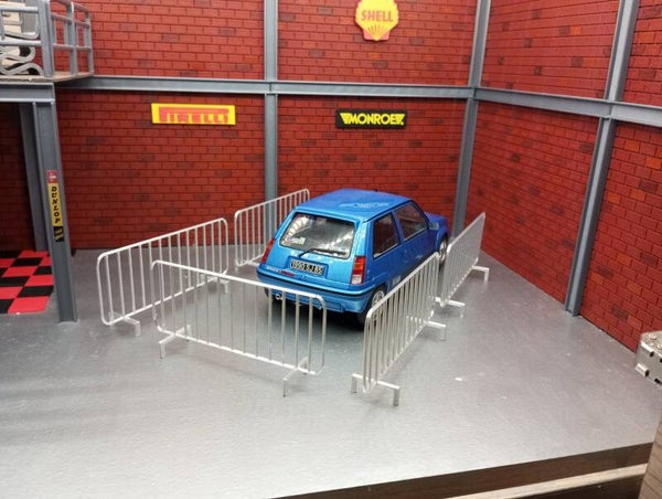 Barrieres pour diorama 1/18.
