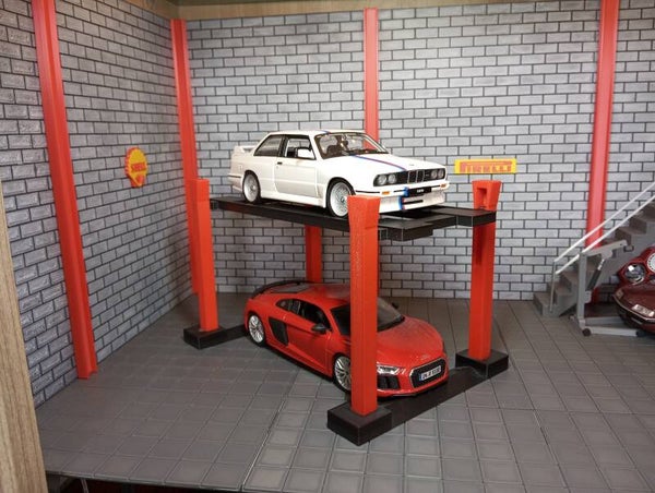 pont 4 colonnes pour diorama 1/24 .