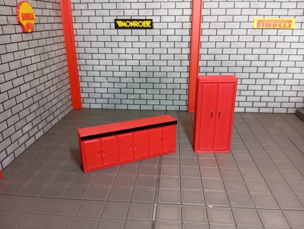 lot d'accessoires pour diorama 1/24 .
