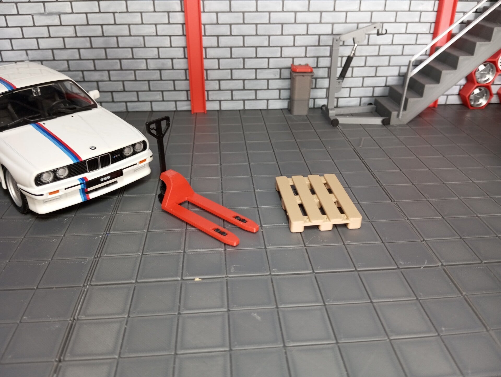 transpalette pour diorama 1/24.